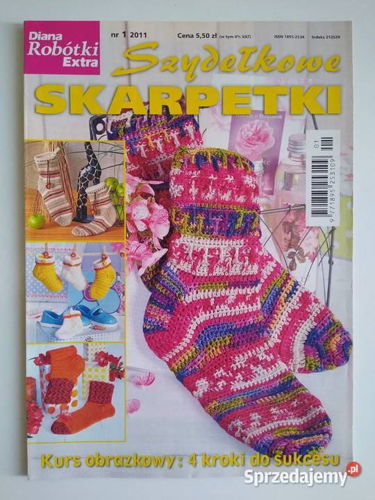 Diana Robótki Szydełkowe skarpetki 12011
