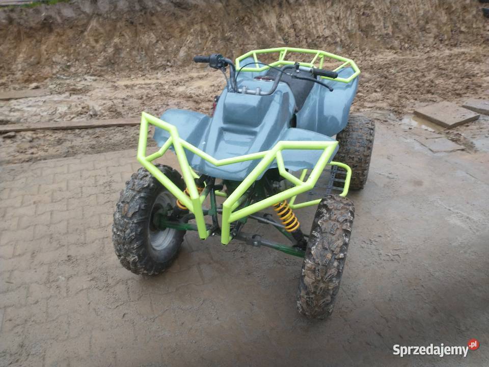 Quad kawasaki Klf 250 swap Er 6 motocyklowy 650 łańcuch Myślenice
