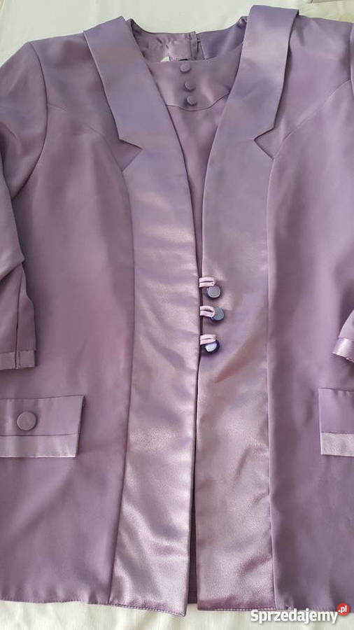 KOMPLE bluzka wdzianko narzutka blezer duży Odzież damska Złotniki