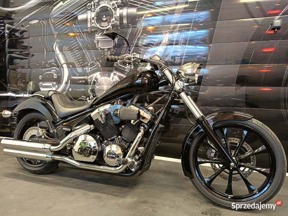 Honda VTX 1300 CX fury czarna perła piękna FILM Bydgoszcz