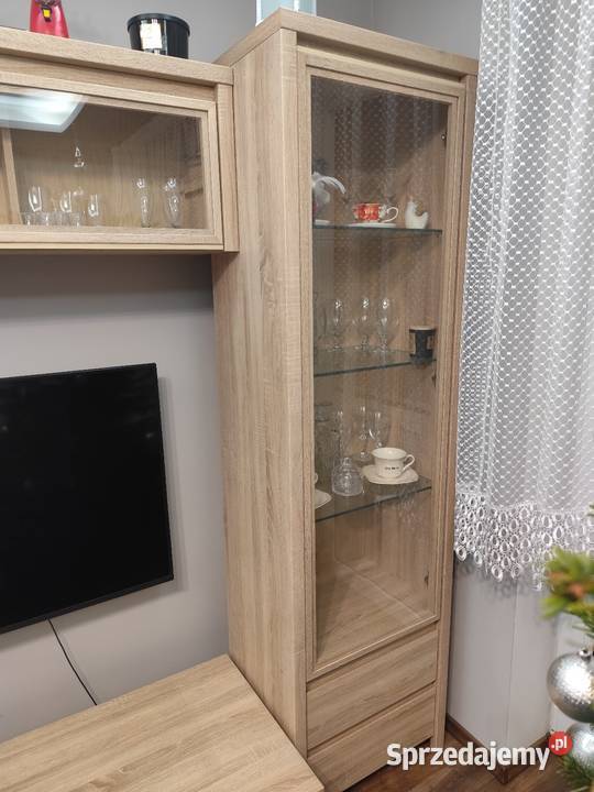 Meblościanka do pokoju dąb Sonoma Meblościanki wielkopolskie Września