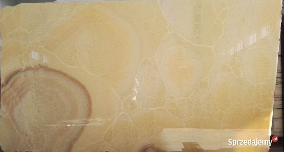 Onyx HONEY polerowany JASNY DUŻA PŁYTA 160x280 mazowieckie Piaseczno