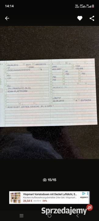 Przyczepka samochodowa 750 Kutno