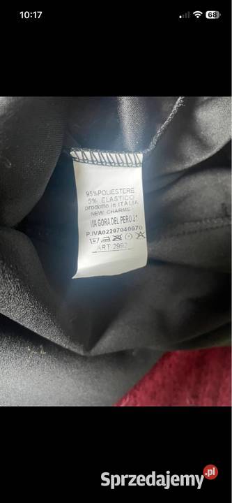 Czarny kombinezon r4446 Bez wzoru Sokółka