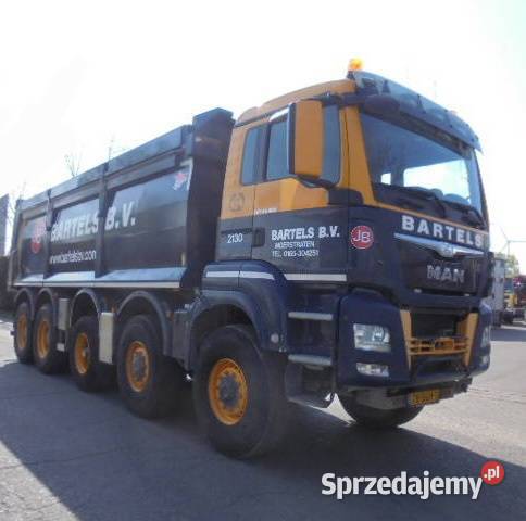 5 osiowa wywrotka 10x8 MAN sprzedam