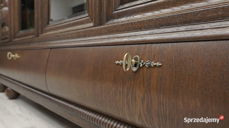Dębowa biblioteka z lat 20tych XXw