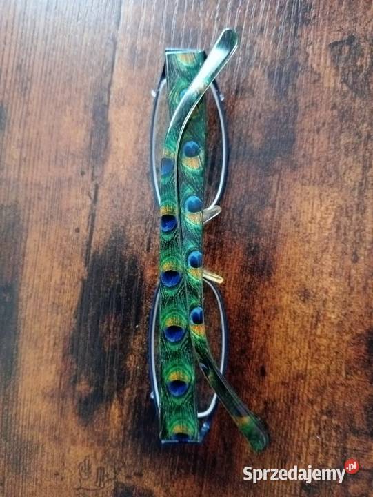 Eleganckie metalowe okulary do czytania 250 Wzór