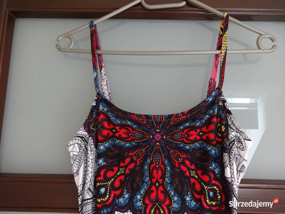 Sukienka o unikatowym wzorze Moda i Styl łódzkie Tomaszów Mazowiecki