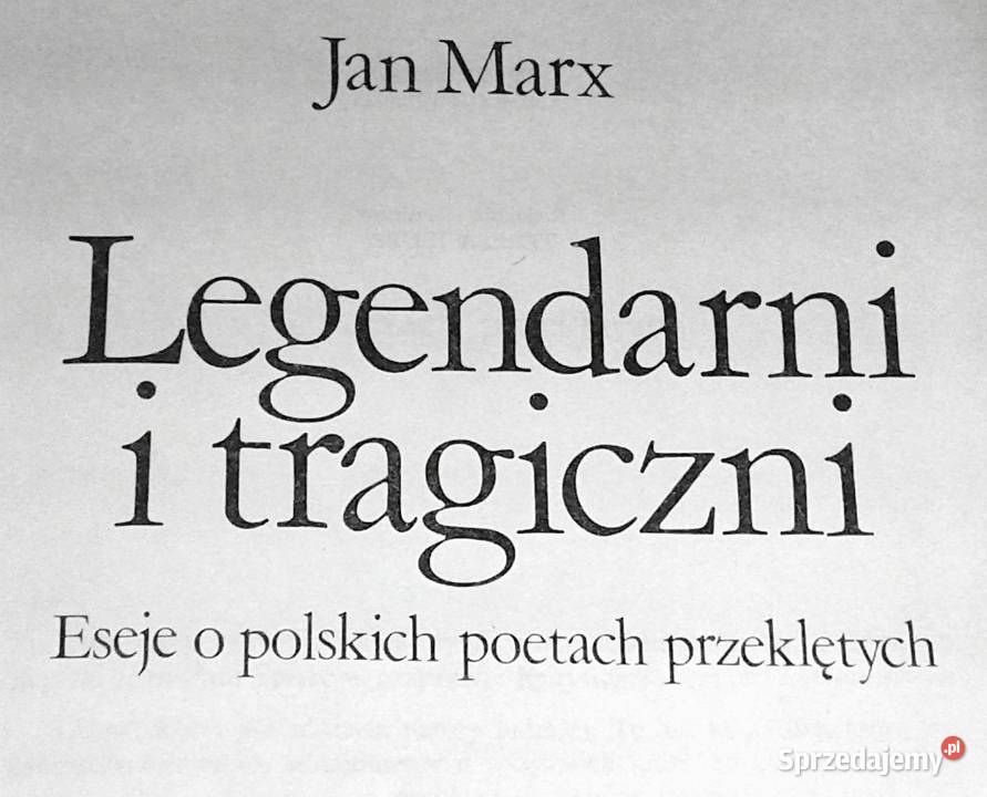 Legendarni i tragiczni Jan Marx