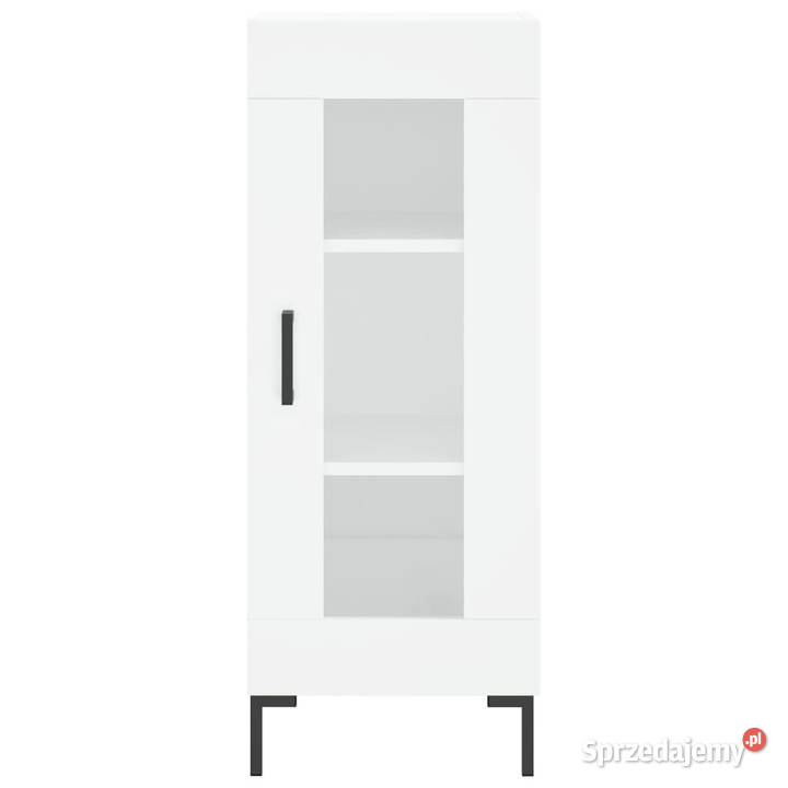 Wysoka szafka biała 345x34x180 materiał mazowieckie Warszawa