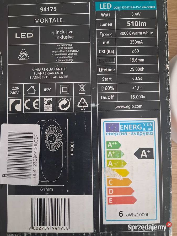 Nowe lampy led Warszawa