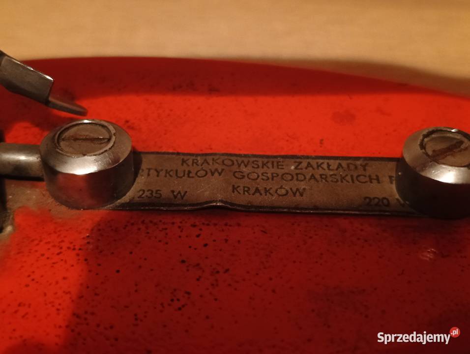 Żelazko turystyczne PRL oryginał vintage Będzin