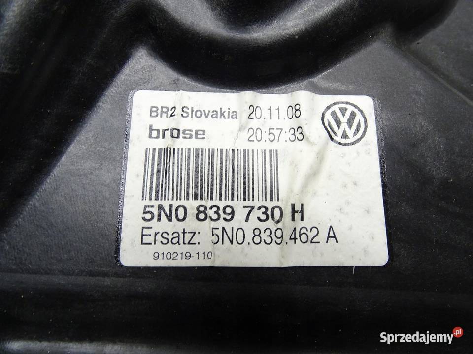 MECHANIZM PODNOŚNIK SZYB SZYBY PRAWY TYŁ TYLNY