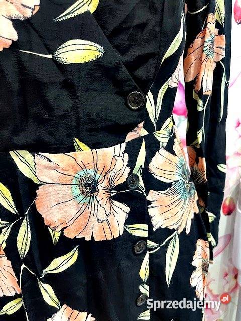 river island sukienka kwiaty floral nowa viscoza Choszczno