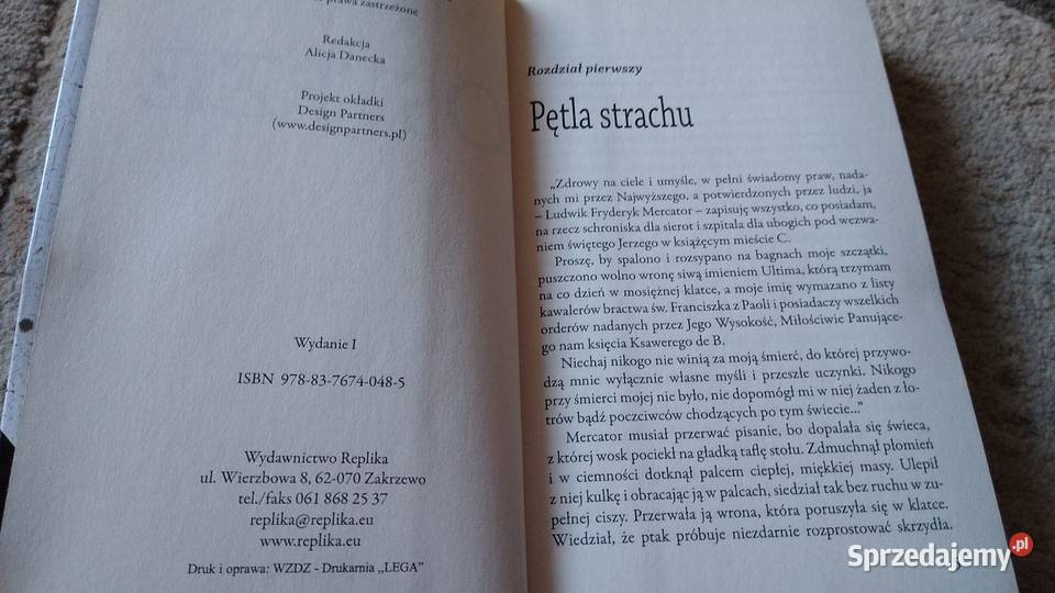 Ostrze Rafał Kotomski Gdańsk sprzedam