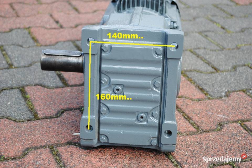 Motoreduktor kątowy 22kw 23obrmin z hamulcem sprzedam