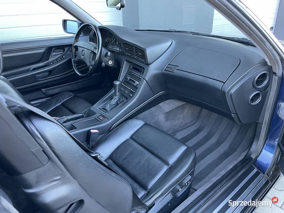BMW 850i E31 V12 Manual 1991 Klasyk GT benzyna śląskie Bielsko-Biała sprzedam