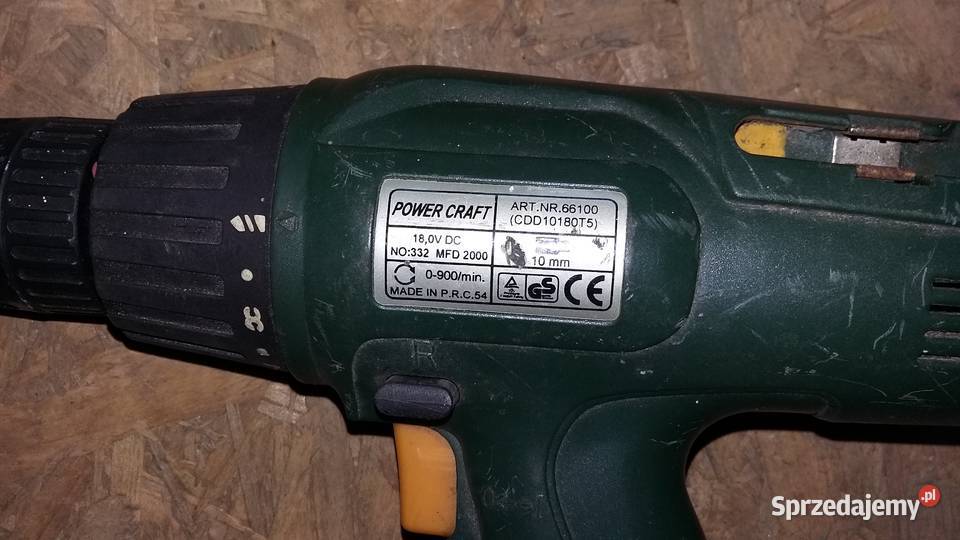 Wiertarka akumulatorowa Power Craft 2000 Przysucha