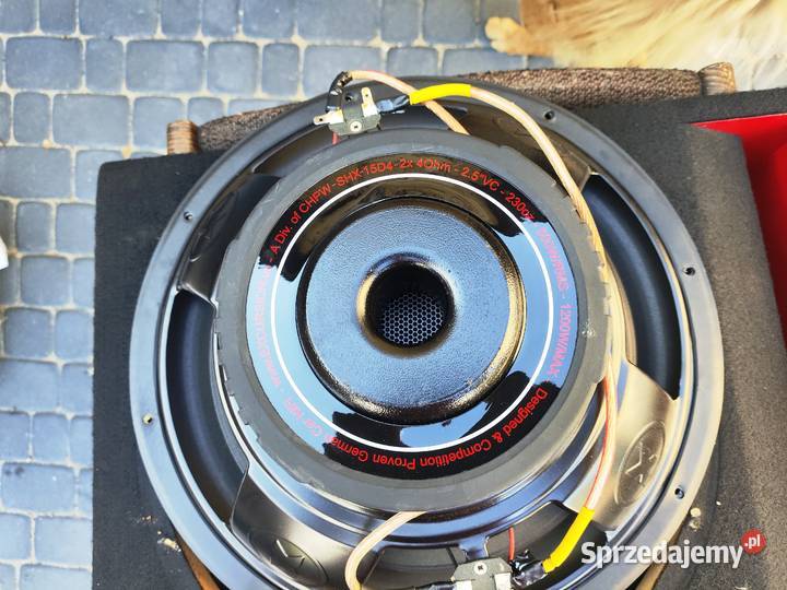 Skrzynia bassowa basowa tuba subwoofer Excursion Niegowonice