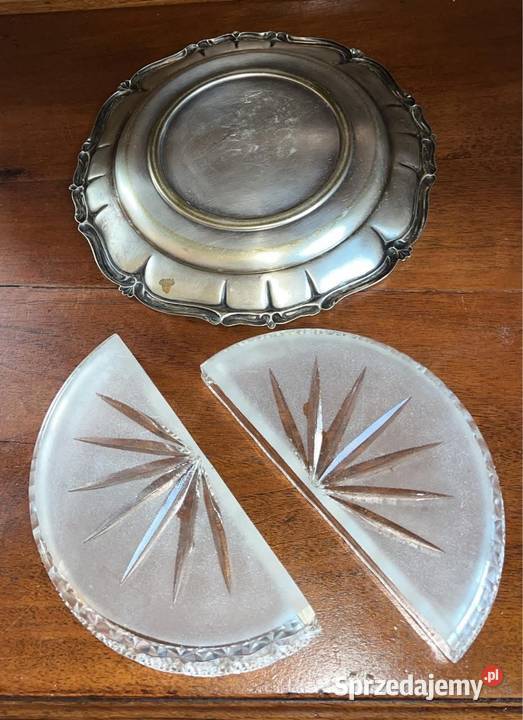 Patera Platerowa z wkładami szklanymi Kabaret Pozostałe Gdańsk