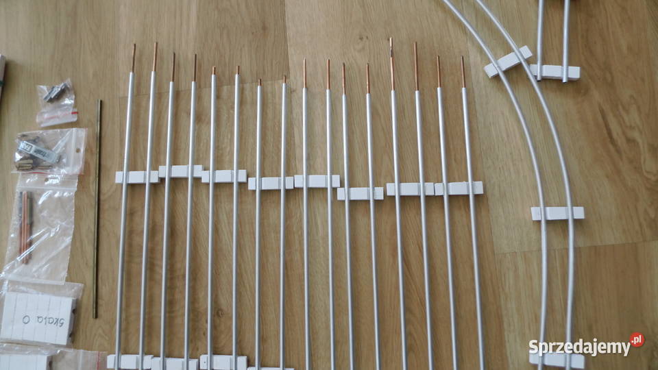 Duży zestaw torów w skali 0 Aluminium FILM Radzewice