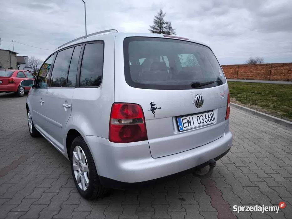 VW TOURAN 20 Diesel Automat 140 7 osób HAK Wieluń