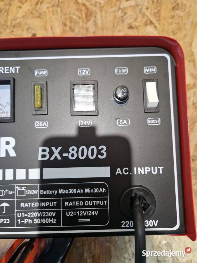Prostownik Akumulatorowy 12V24V 300Ah BOXER Głogowa sprzedam
