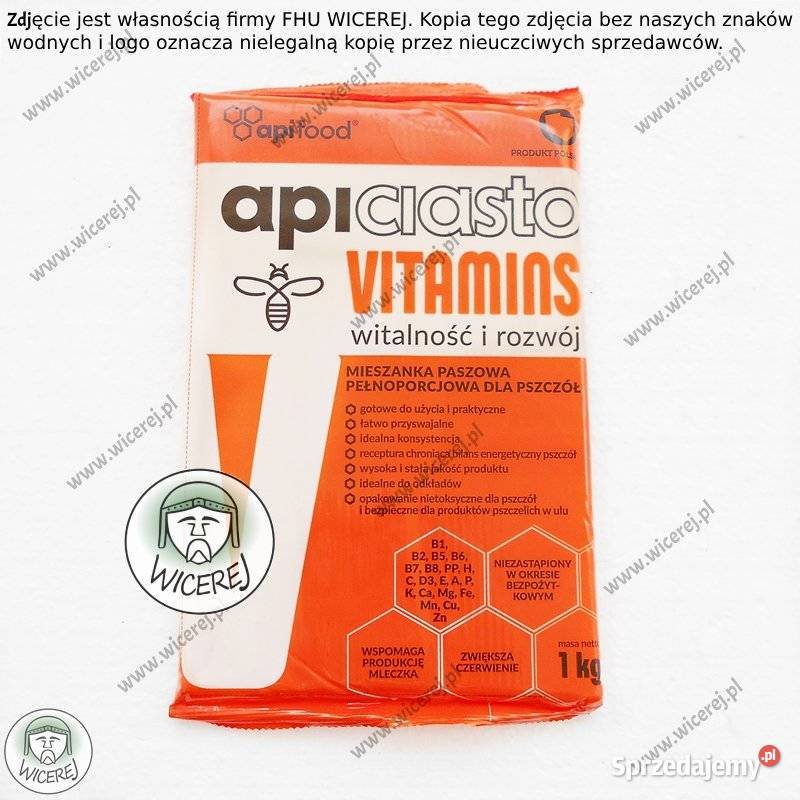 Ciasto Apifood Vitamins Apiciasto 10 PORCJOWANE Jaśliska