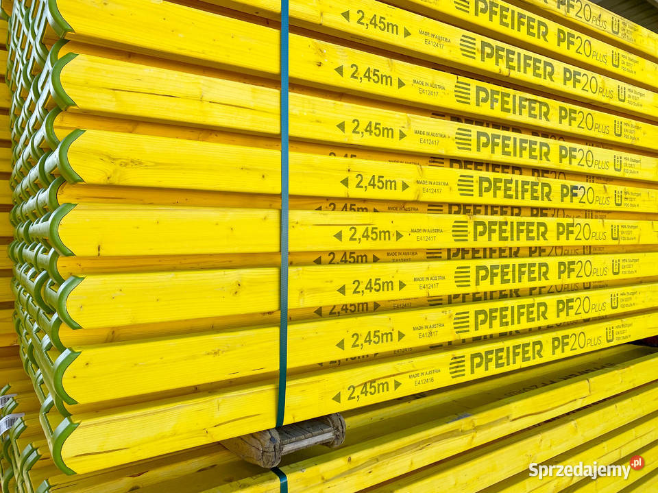 Dźwigar budowlany doka H20 nowy okuwany Pfeifer Dom i Ogród małopolskie Kraków