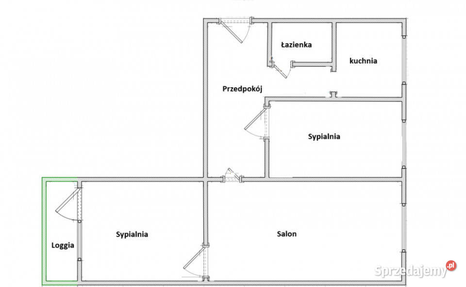 3 Pokoje Pogodno 26 kwietnia zaraz 9745zł/m2