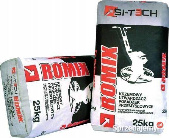 Posypka utwardzająca do betonu ROMIX czerwony Rzeszów