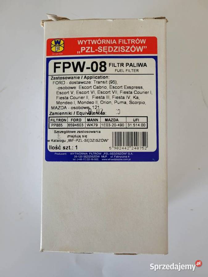 FILTR PALIWA FORD Szczecin