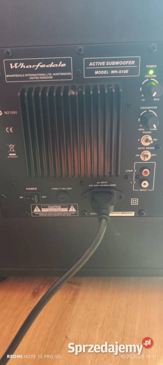 Subwoofer wharfedale WHS Yamaha Poznań
