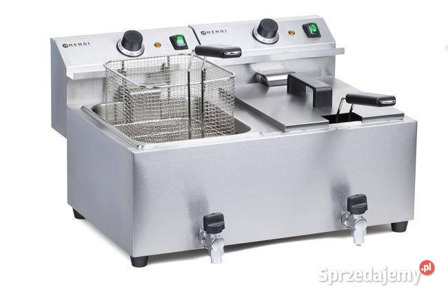 Frytownica MASTERPRO z kranem spustowym 2 x 8L Gastronomia Tarnów