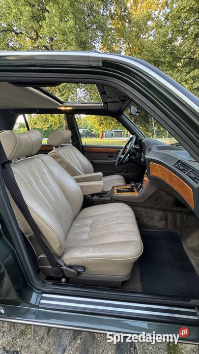 BMW 735i E23 klasyczna limuzyna do ślubu Wynajem pojazdów Płońsk