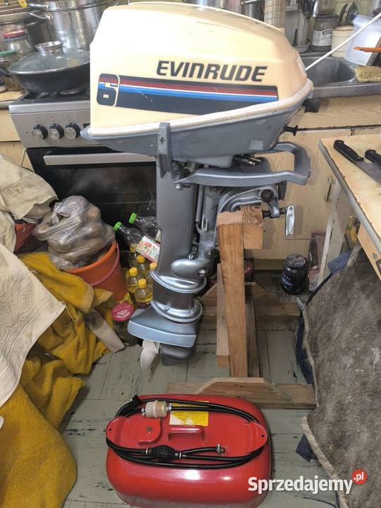 silnik zaburtowy EVINRUDE 6 zbiornik i linia Ostrowiec Świętokrzyski