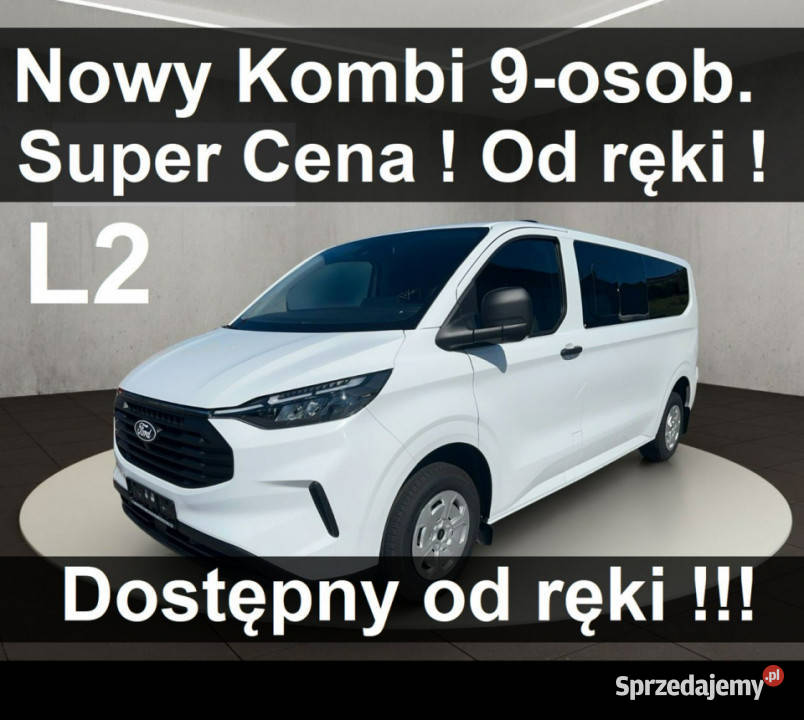 Ford Transit Custom L2 Trend 136 Kamera Czujniki Zarejestrowany w Polsce Szczecinek