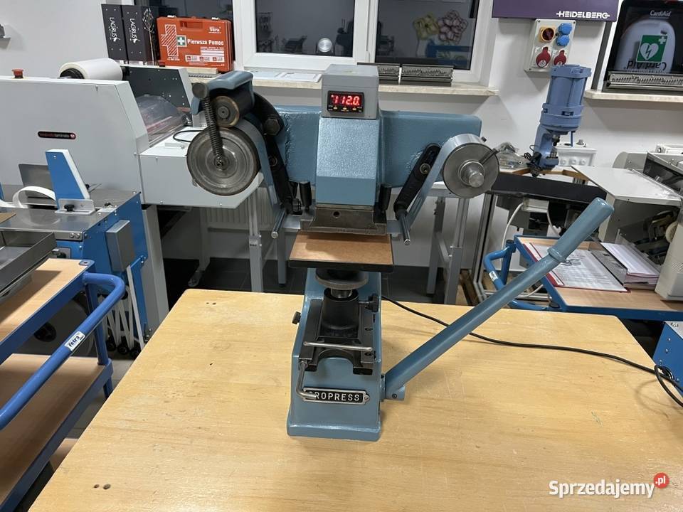 Złociarka Oropress prasa do hotstampingu Radom
