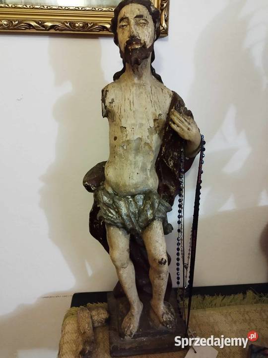 Figura Chrystusa drewno 73 cm