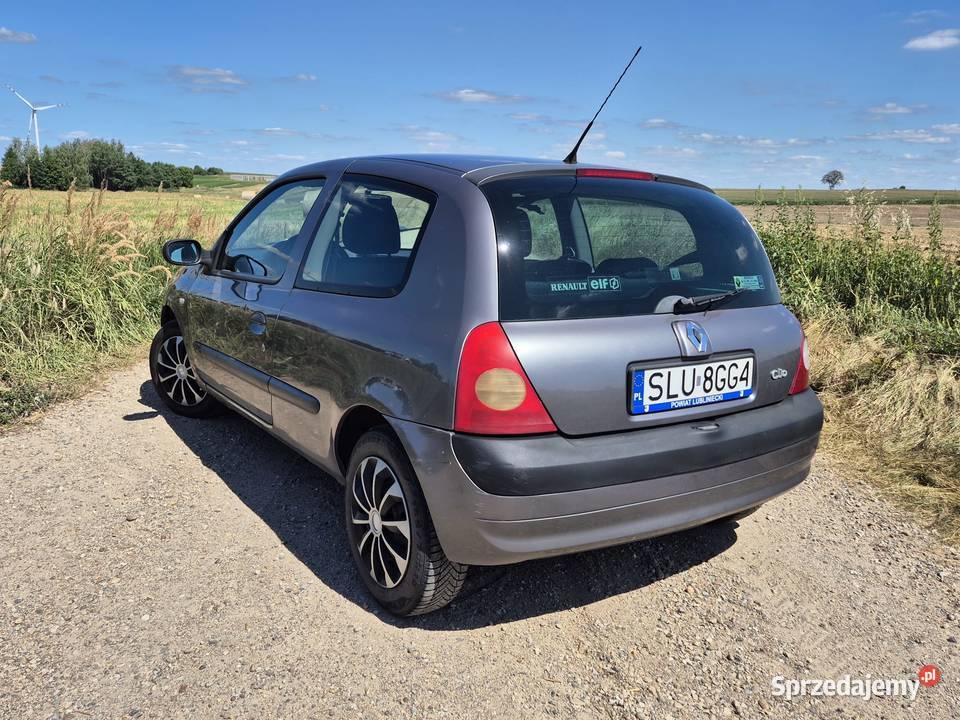 RENAULT CLIO 2002 r 207 453 PRZEBIEGU 3500 Lubsza
