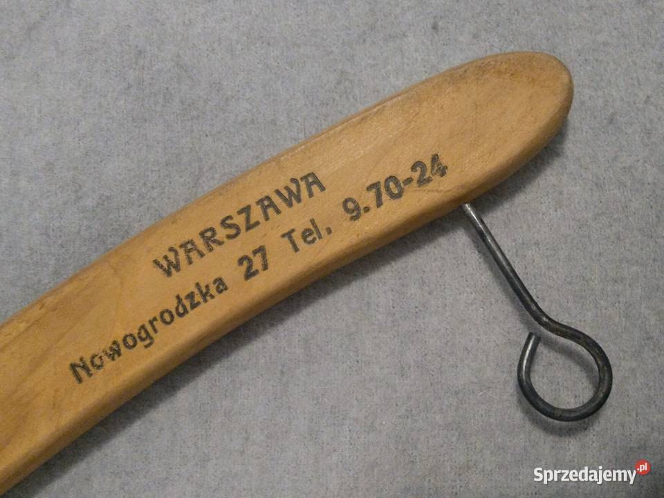Stary Przedwojenny wieszak drewniany Warszawa Pozostałe sprzedam
