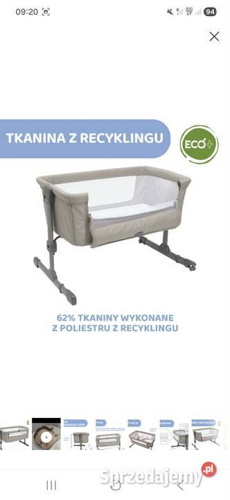 Łóżeczko dostawne Chicco Next2Me Essential