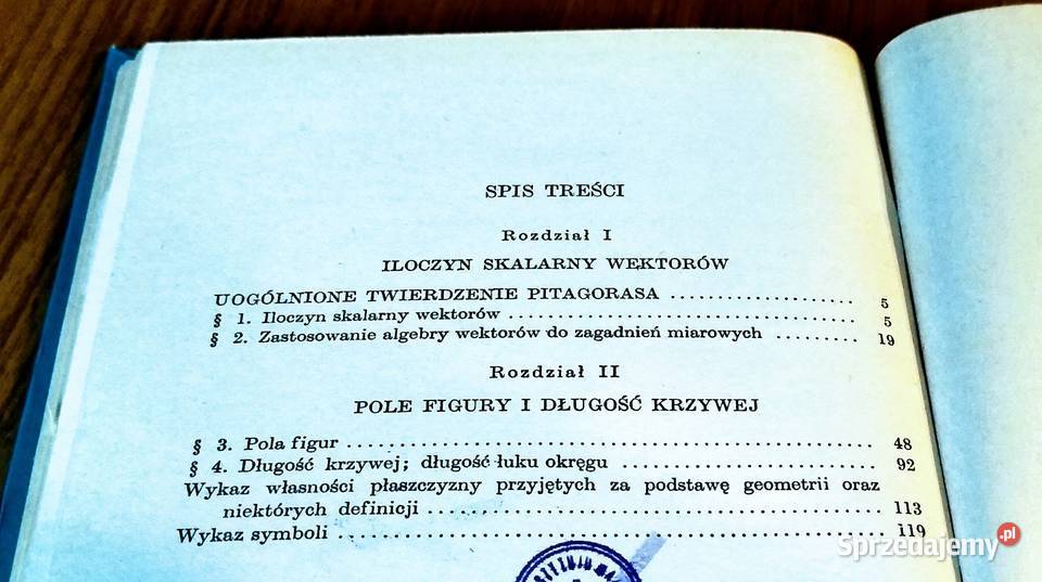 Geometria podręcznik klasy II 2 technikum Zofia Gdańsk sprzedam