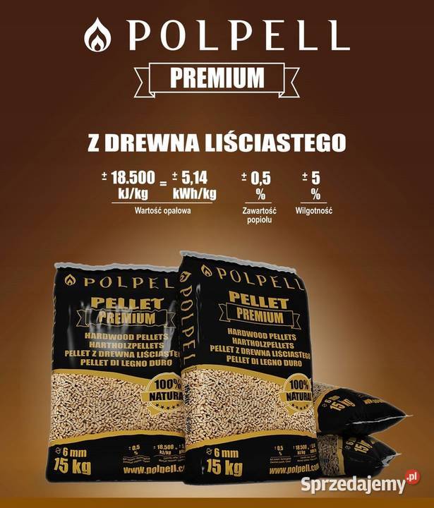 Pellet bukowo dębowy 6mm Łódź dostawa