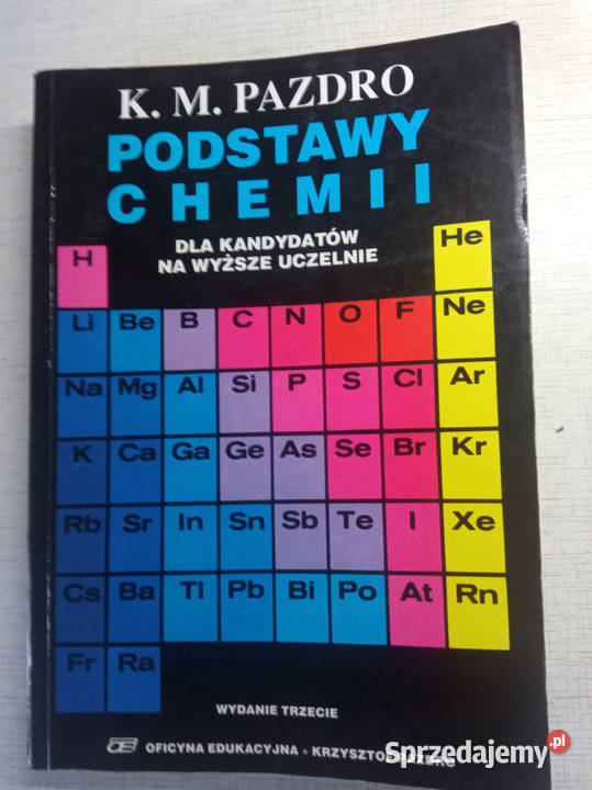 Podstawy chemii kandydatów na wyższe uczelnie Jędrzejów sprzedam