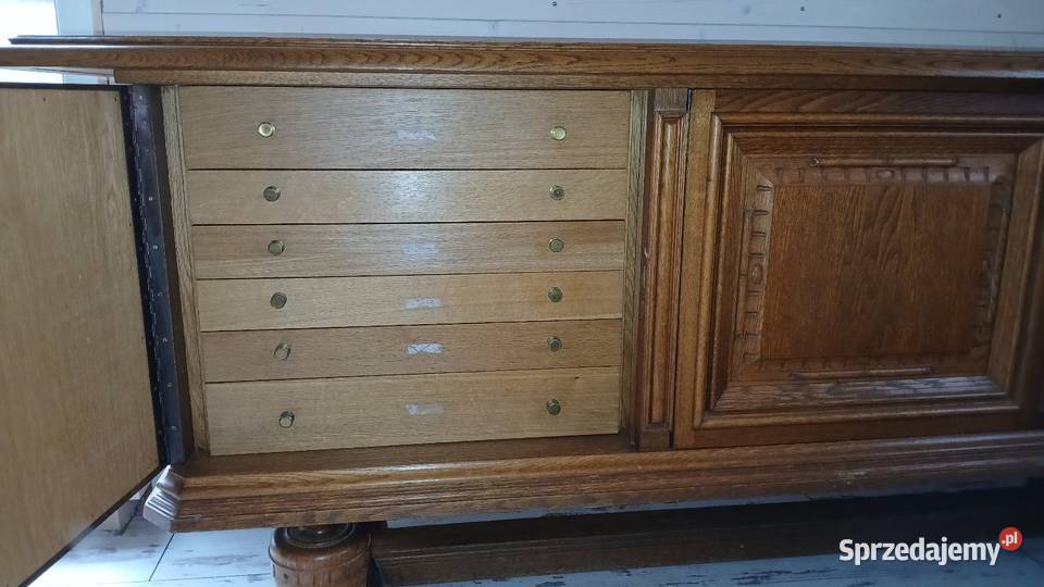 Kredens drewniany 215cm dolnośląskie Laski