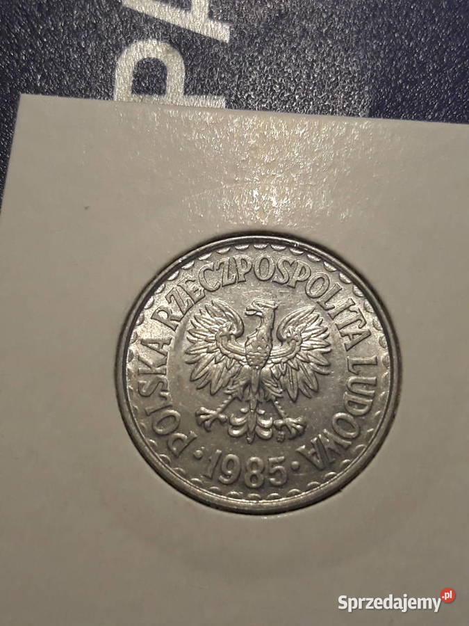 1 złoty 1985 r 9 około mennicze Konin