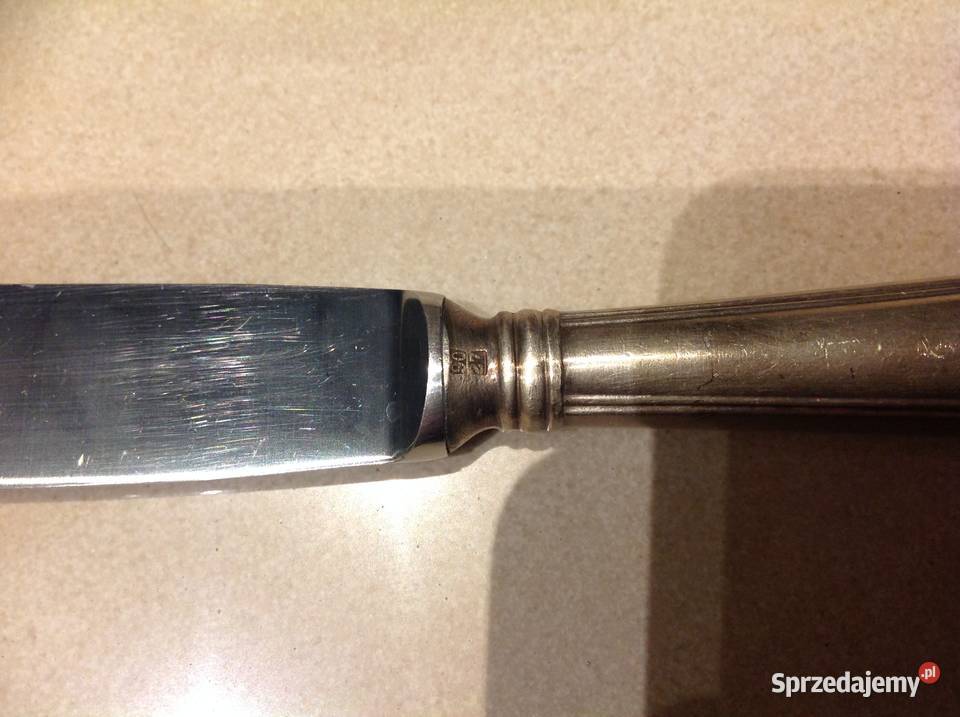 Stary srebrny Nóż BRUCKMANN UB SCHWEDENSTAHL lubuskie Nowa Sól