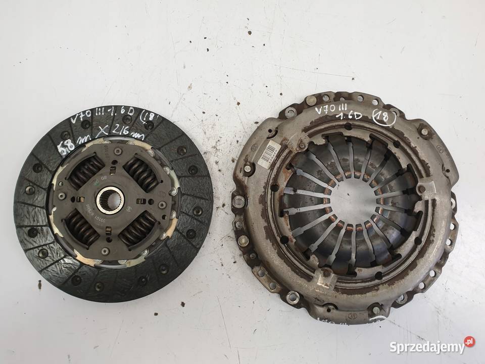 Volvo V70 III 16 D DOCISK TARCZA sprzęgło