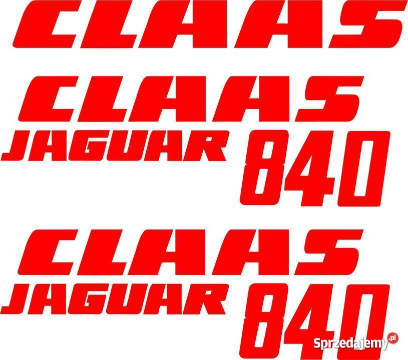naklejki claas jaguar 840 sprzedam